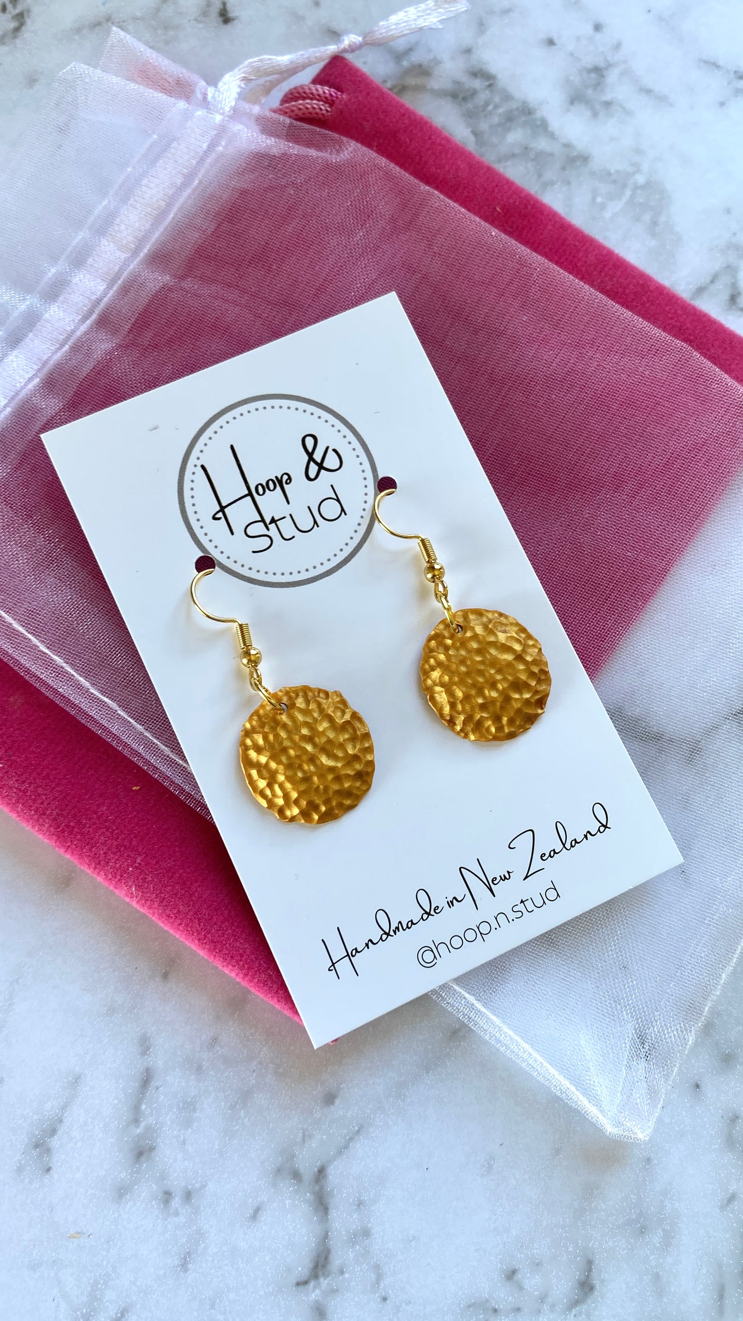Petite gold dangles