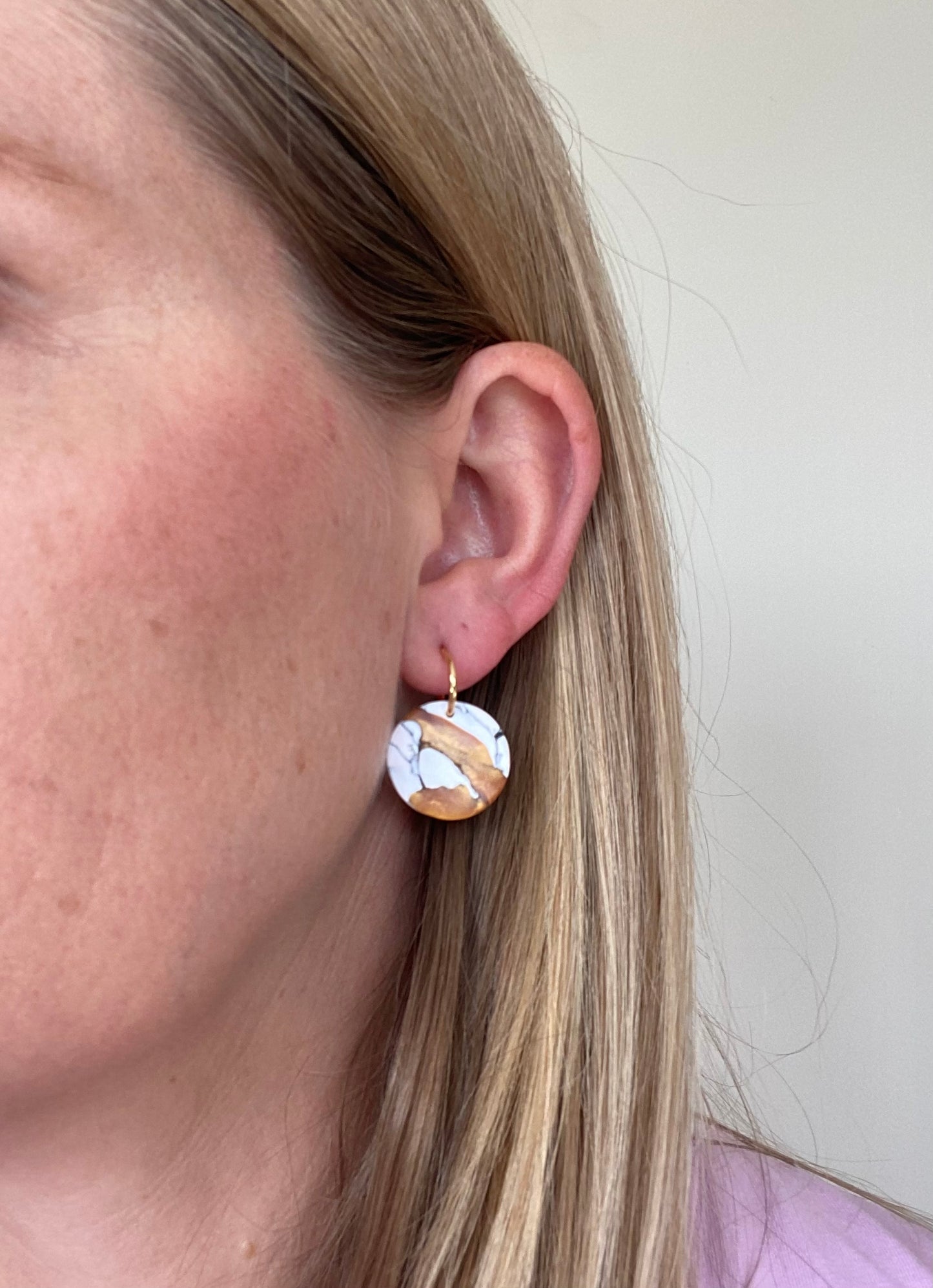Petite gold dangles