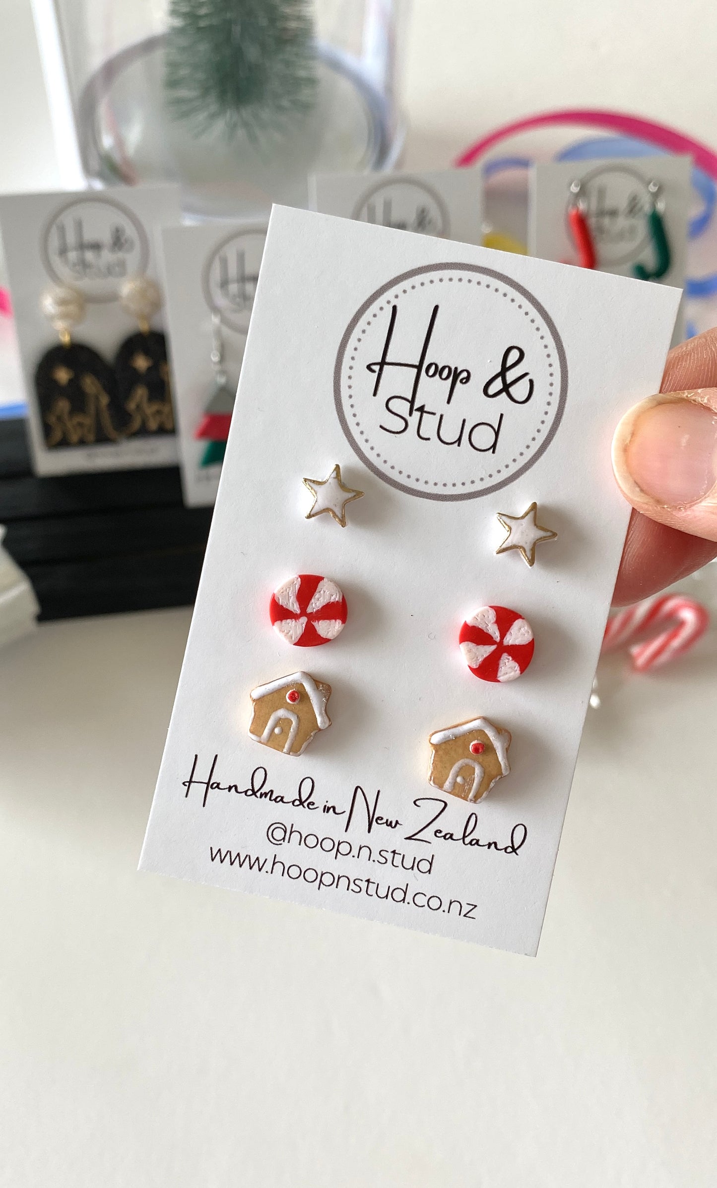Christmas stud sets