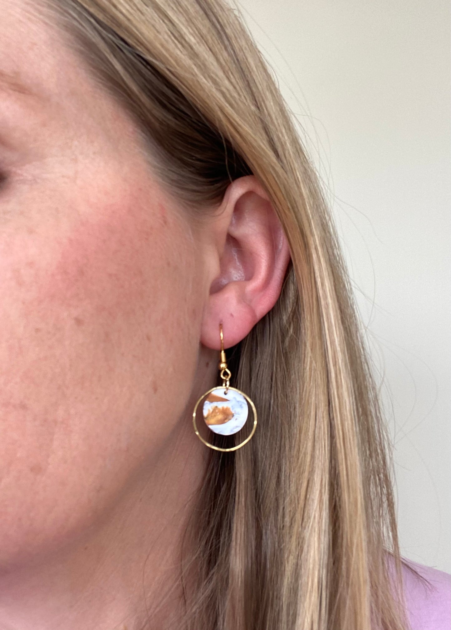 Petite gold dangles