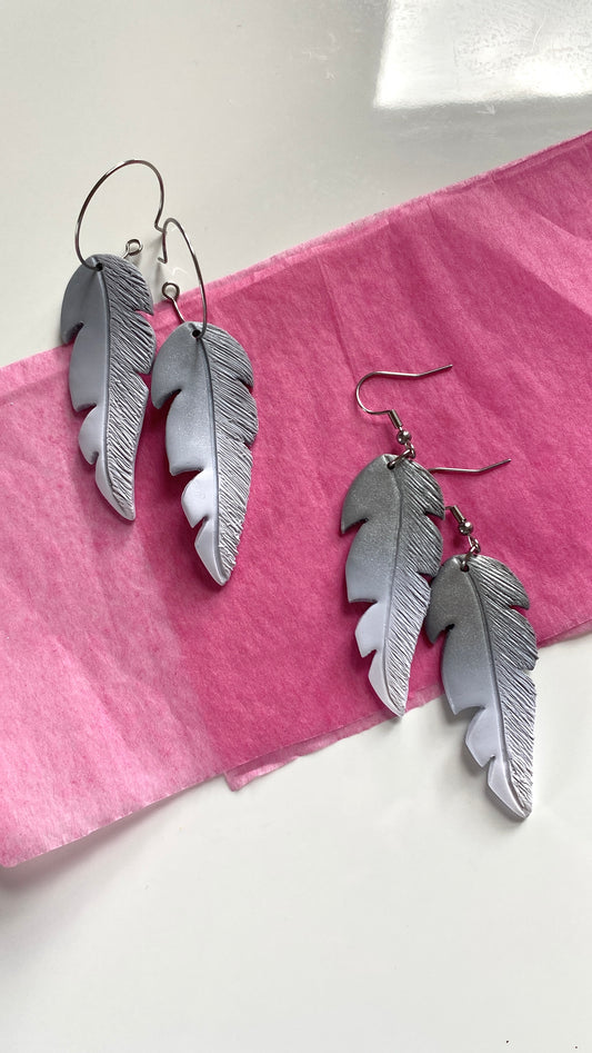 Feather earrings