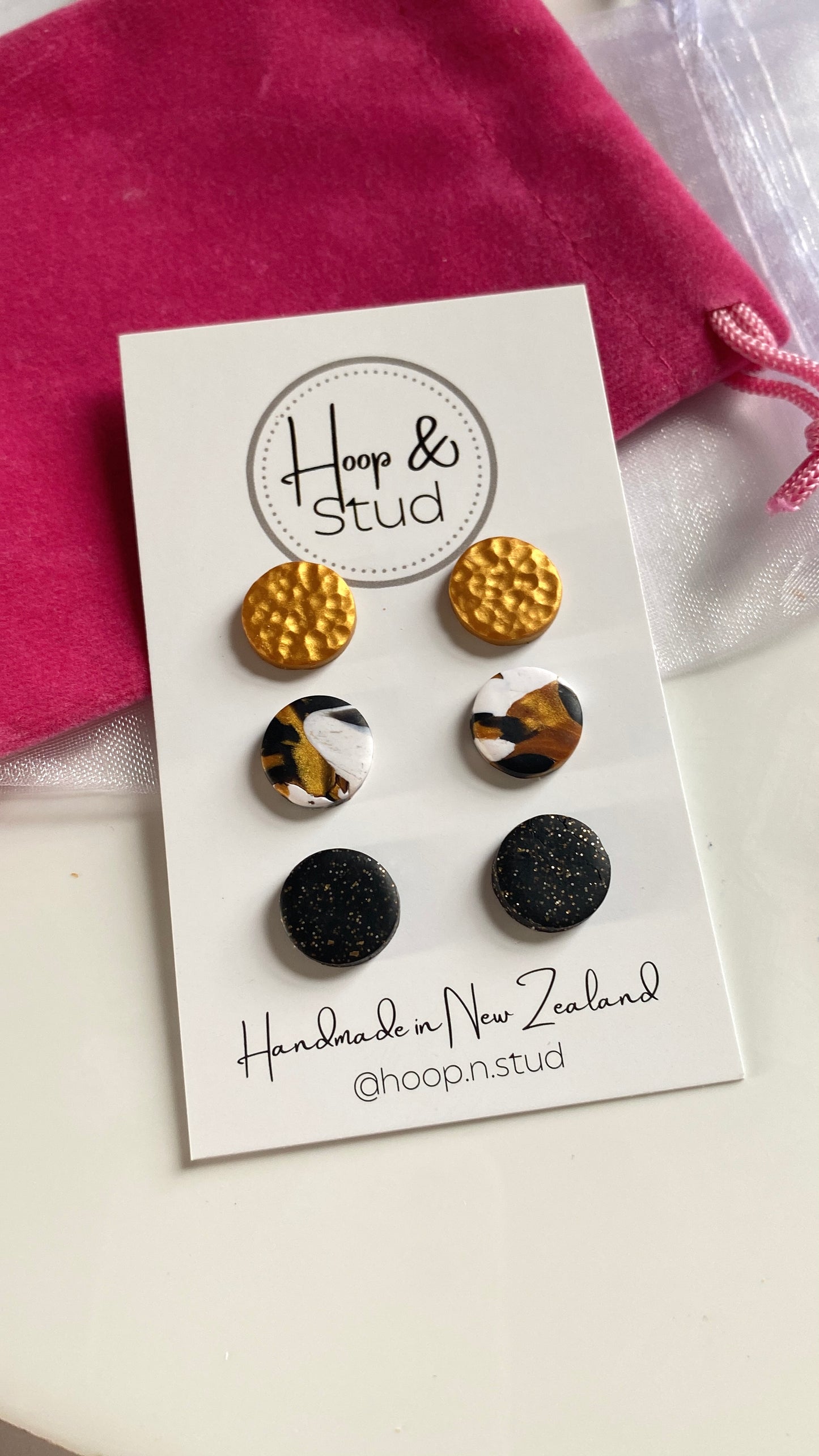 Golden studs