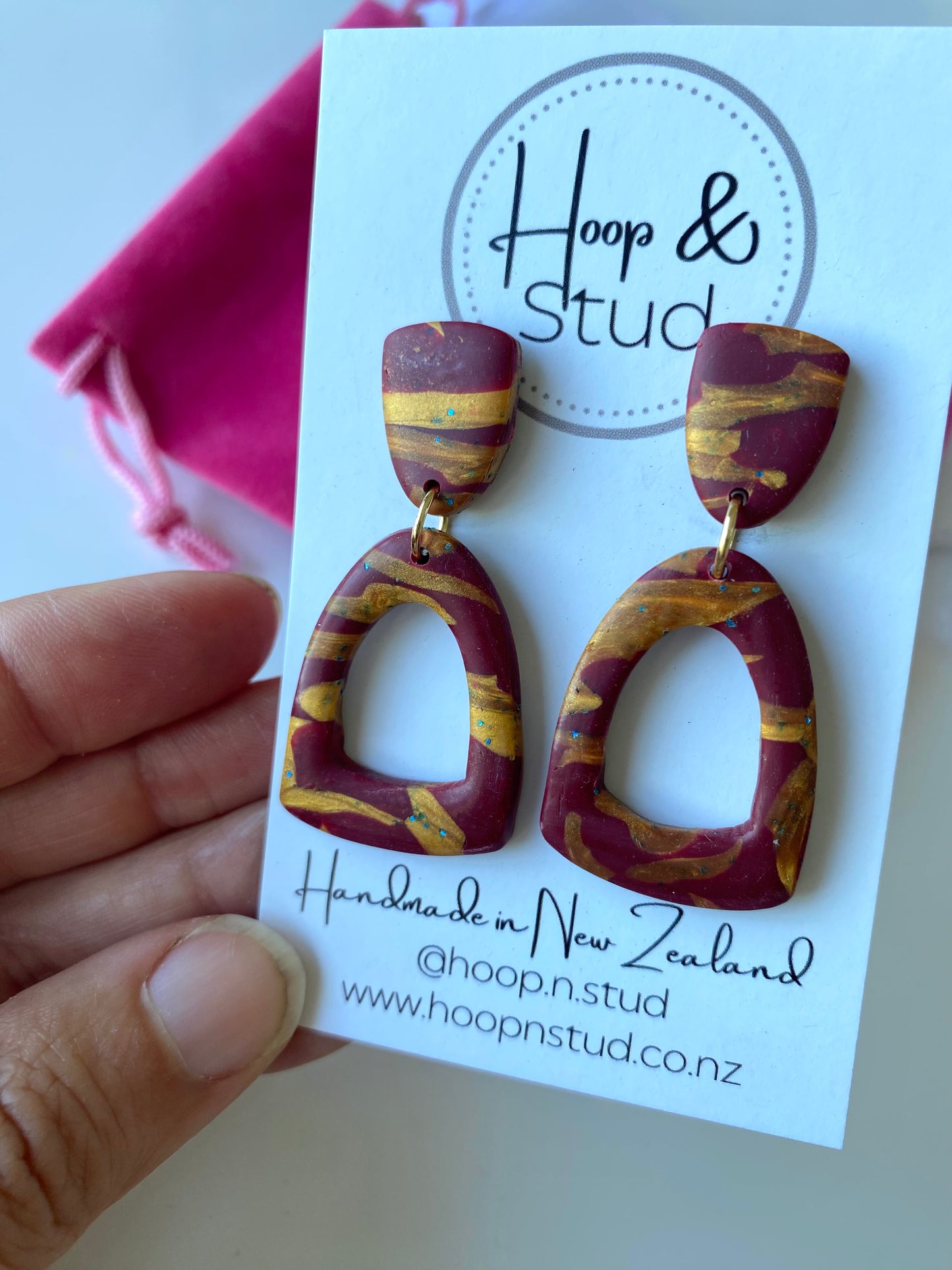 Arch cutout earrings