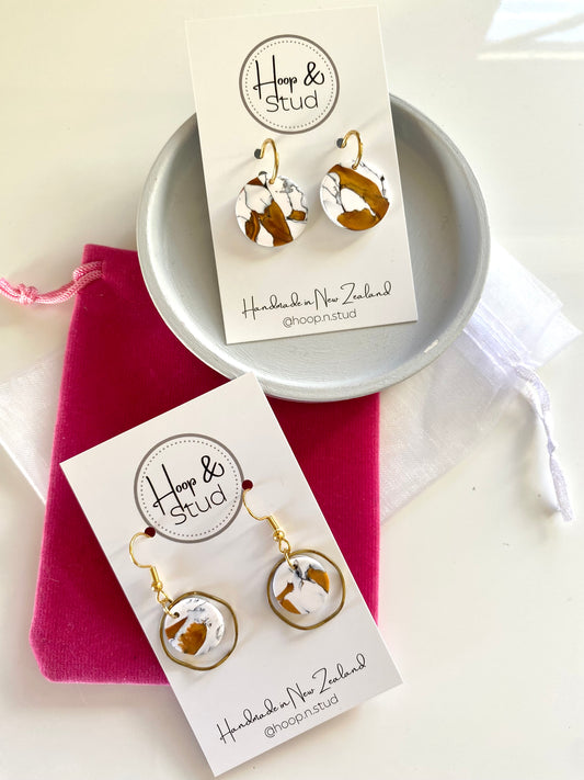 Petite gold dangles